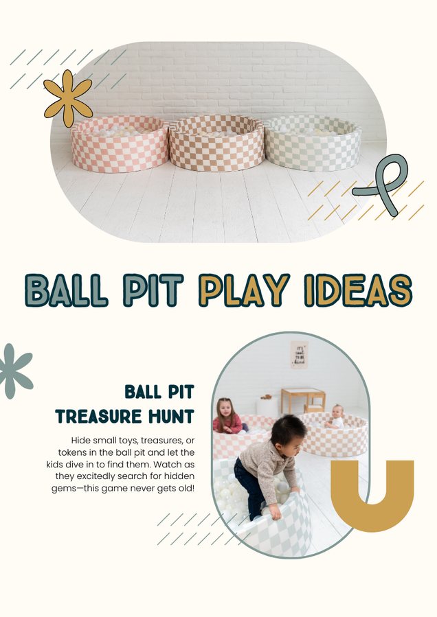 Email newsletter for Bouncee Co: Ball Pit Play Ideas
